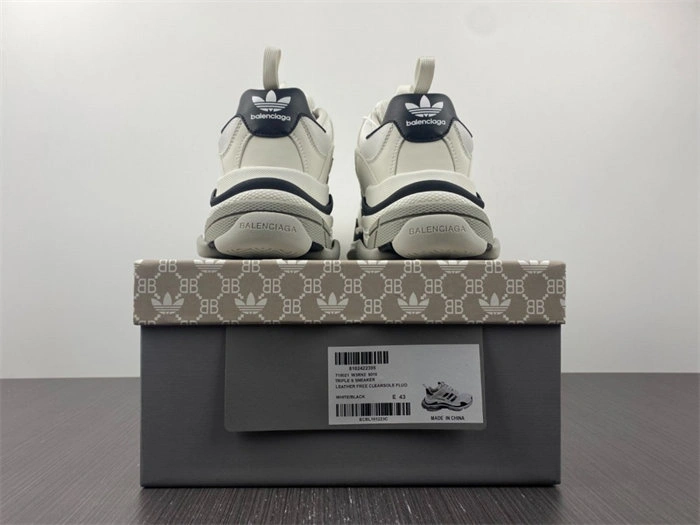 Versatile BLCG x adidas Triple S White Black 710021 W2ZB1 4454
